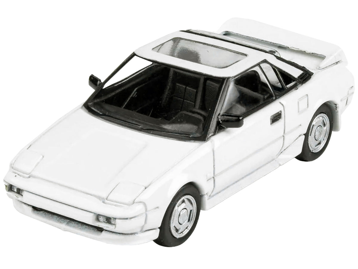 1985 Toyota MR2 MK1 Super White with Sunroof 1/64 Diecast Model Car