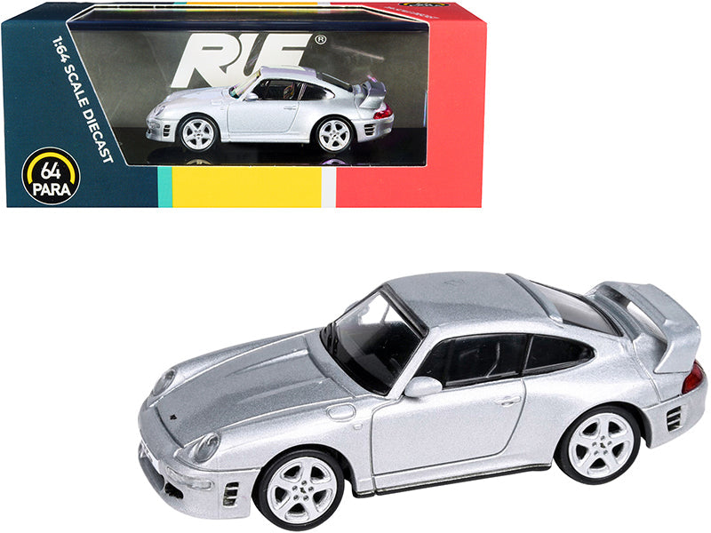 RUF CTR2 Silver Metallic 1/64 Diecast Model Car