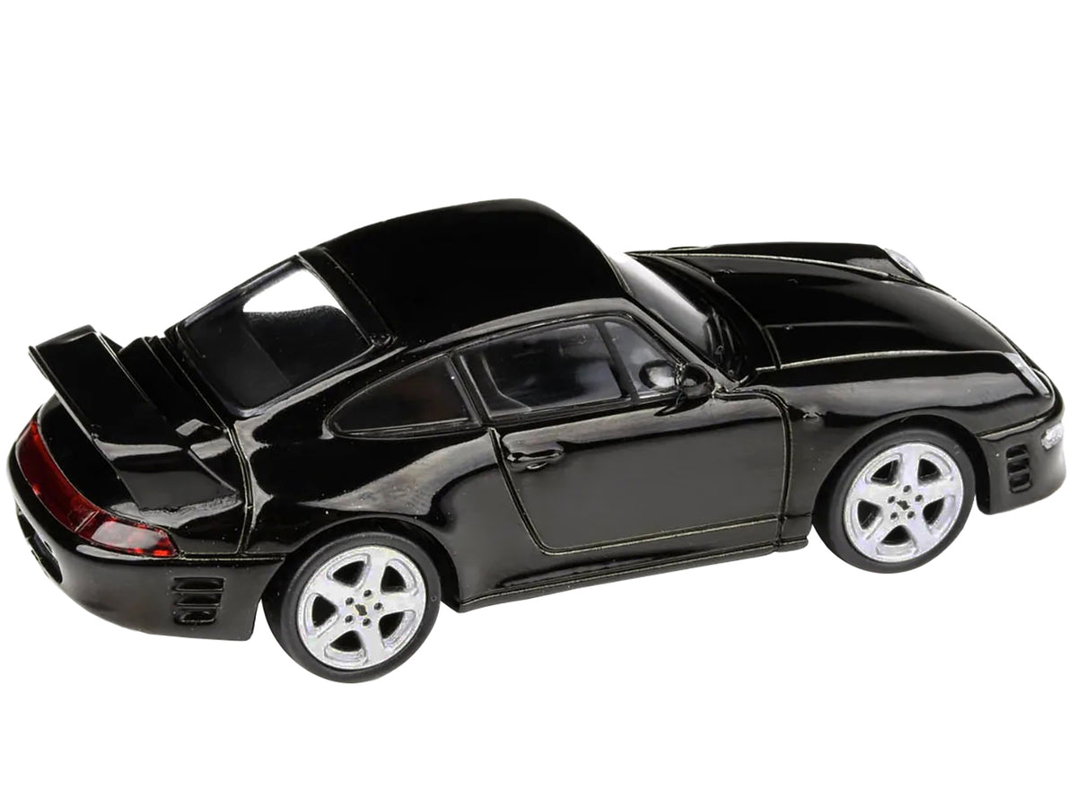 1995 RUF CTR2 Black 1/64 Diecast Model Car