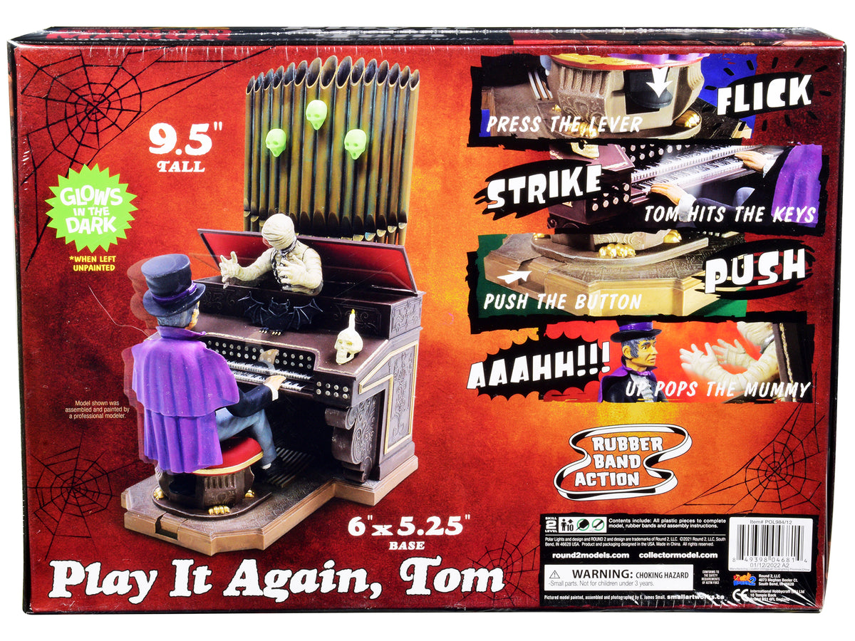 Skill 2 Model Kit Haunted Manor "Play it Again Tom" Diorama Set 1/12 Scale Model