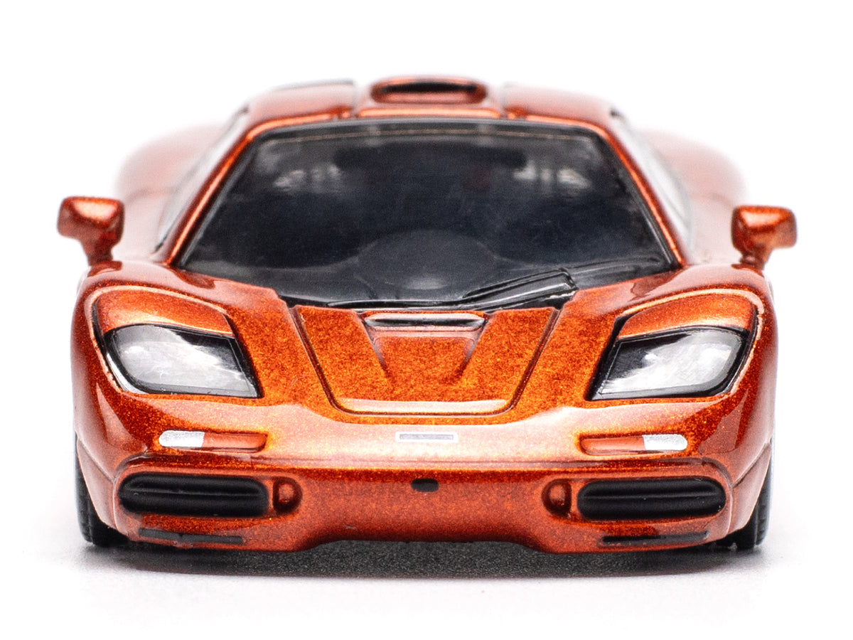 McLaren F1 Orange Metallic 1/64 Diecast Model Car