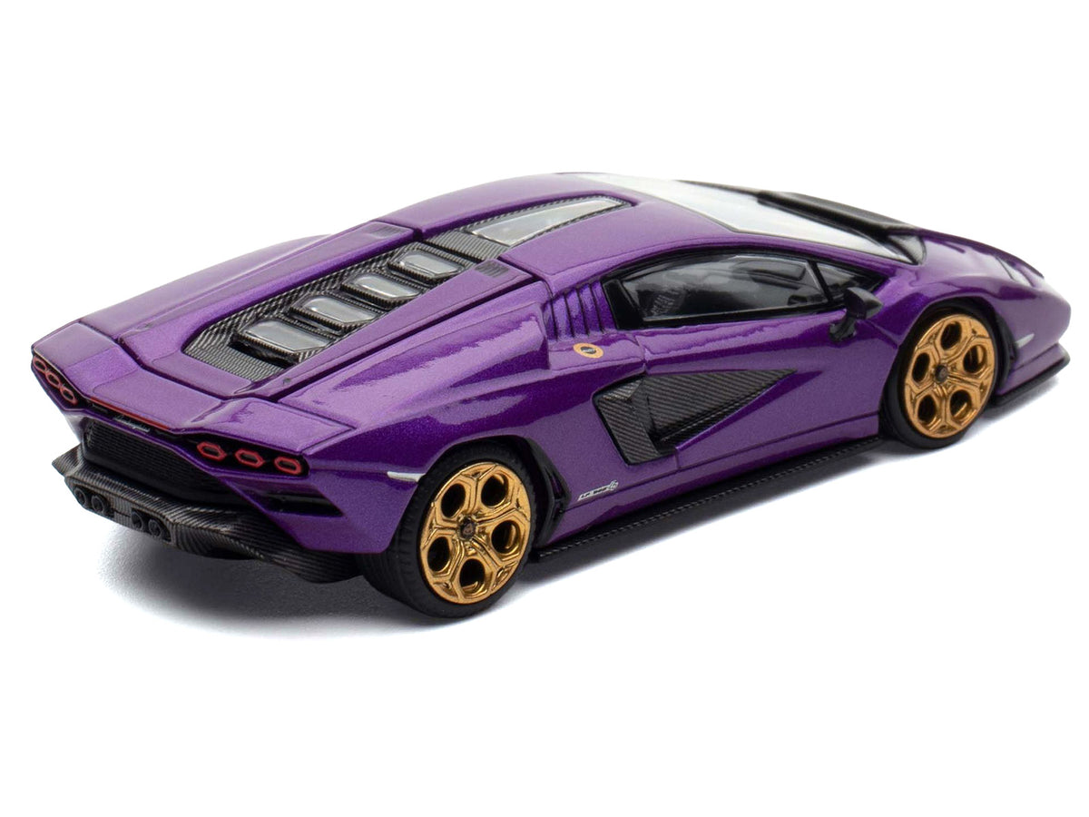 Lamborghini Countach LPI 800-4 Viola Pasifae Purple Metallic "Hong Kong Toycar Salon 2025" 1/64 Diecast Model Car