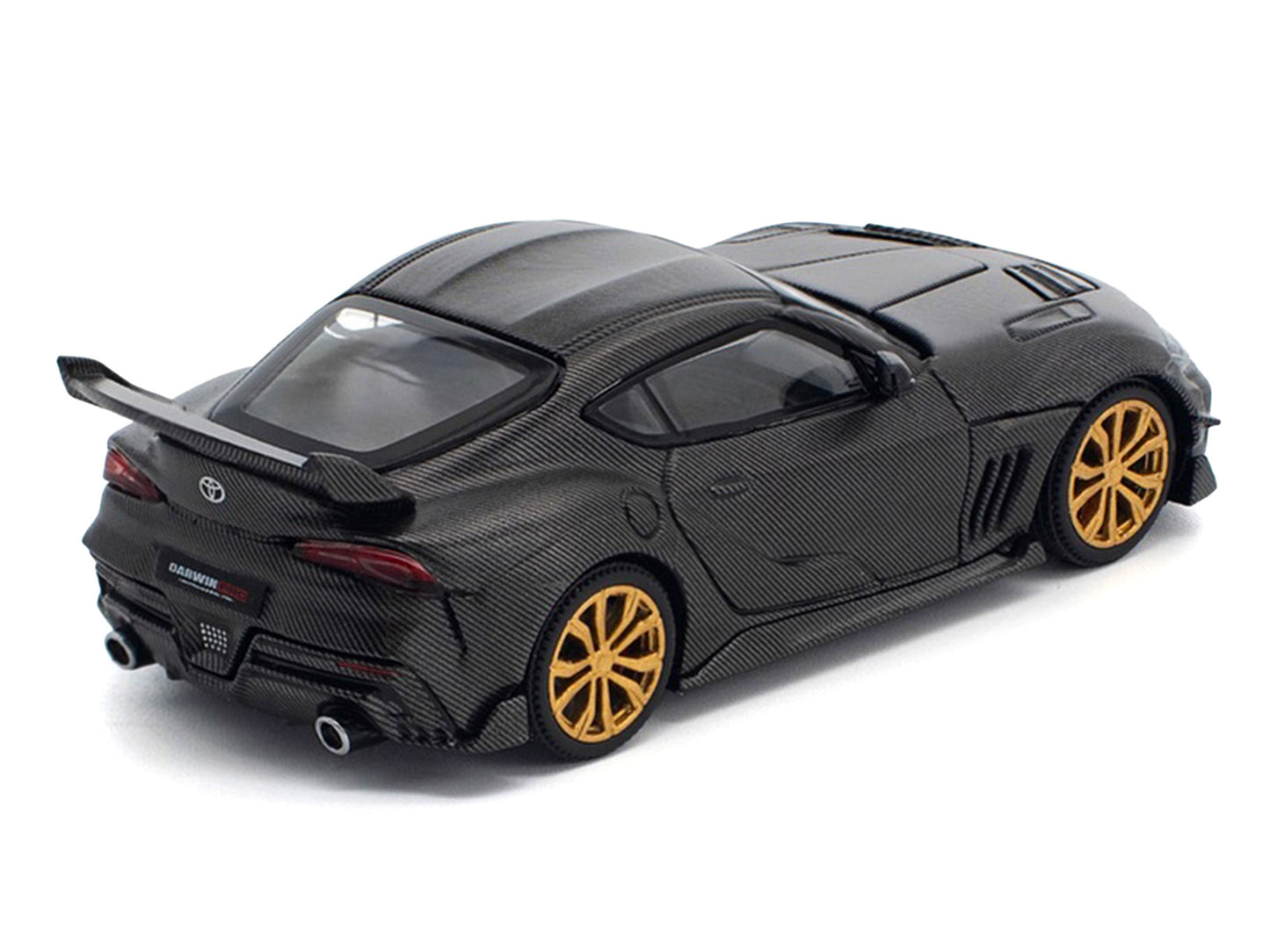 Toyota DarwinPro 66G WBK Supra A90 Full Carbon 1/64 Diecast Model Car