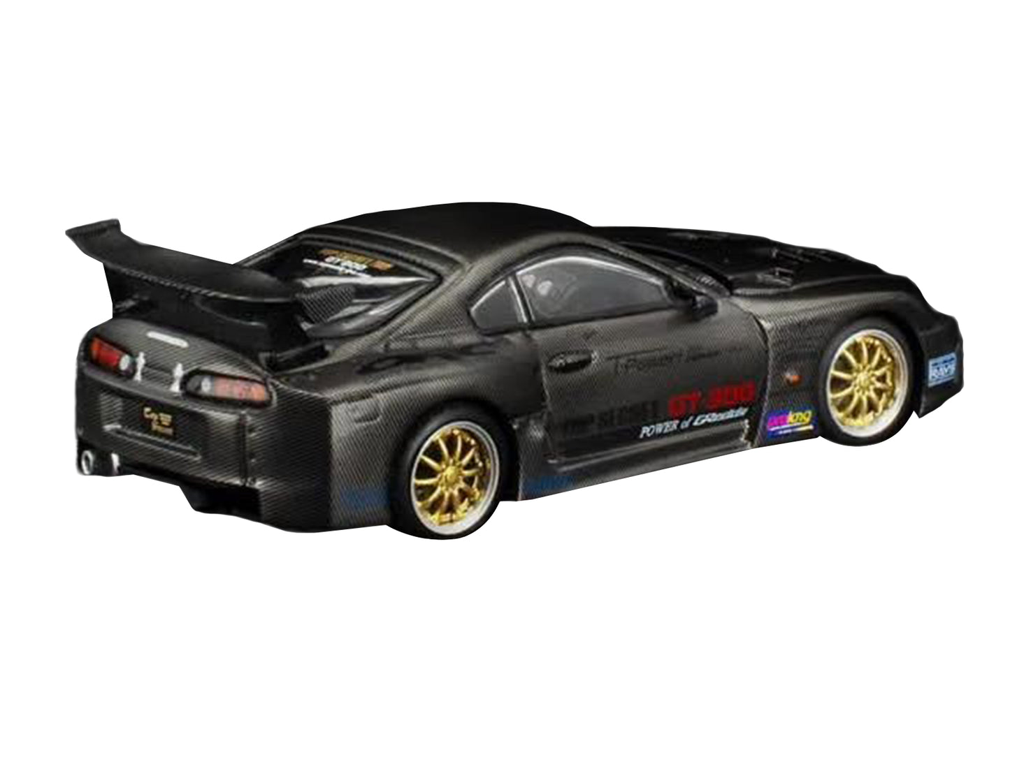 Toyota Supra "Top Secret" GT300 RHD (Right Hand Drive) Black Carbon "Thailand Diecast Expo 2026" 1/64 Diecast Model Car