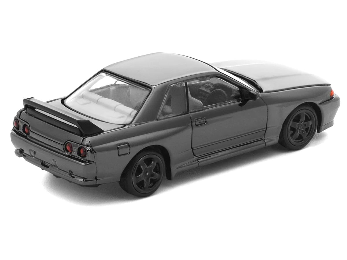 GTR R32 RHD (Right Hand Drive) Dark Chrome "The Dark Chrome Series" 1/64 Die Cast Model Car