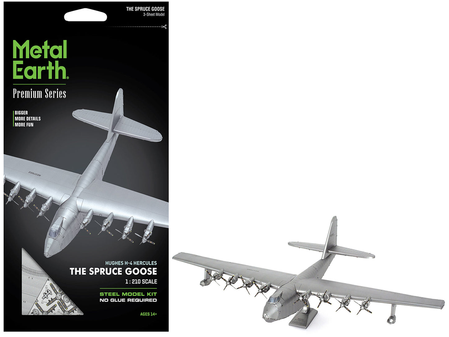 Model Kit Hughes H-4 Hercules Flying Boat "The Spruce Goose" (Moderate Difficulty) Steel Model