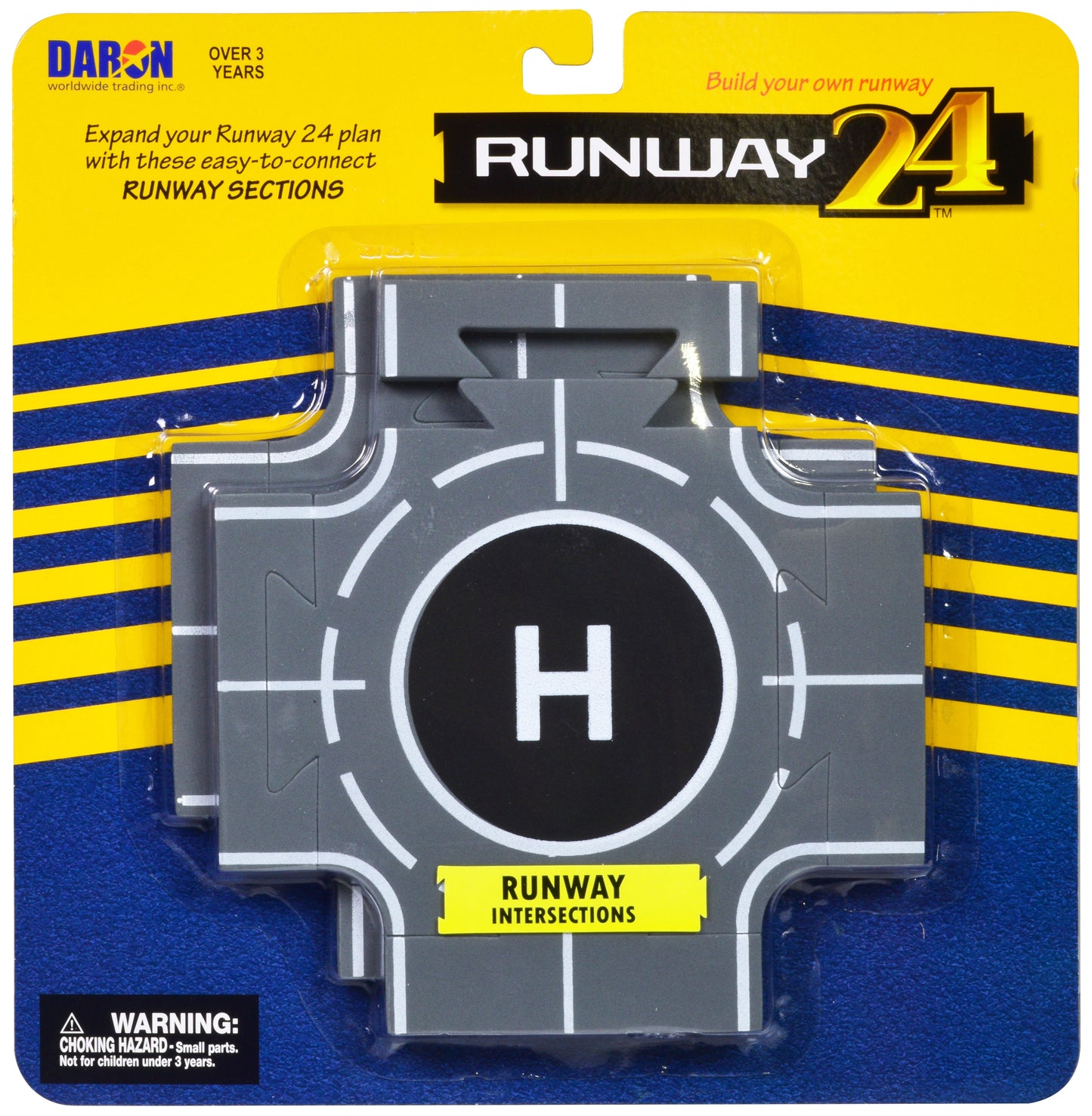 Runway Intersections 2 Piece Set for Diecast Models