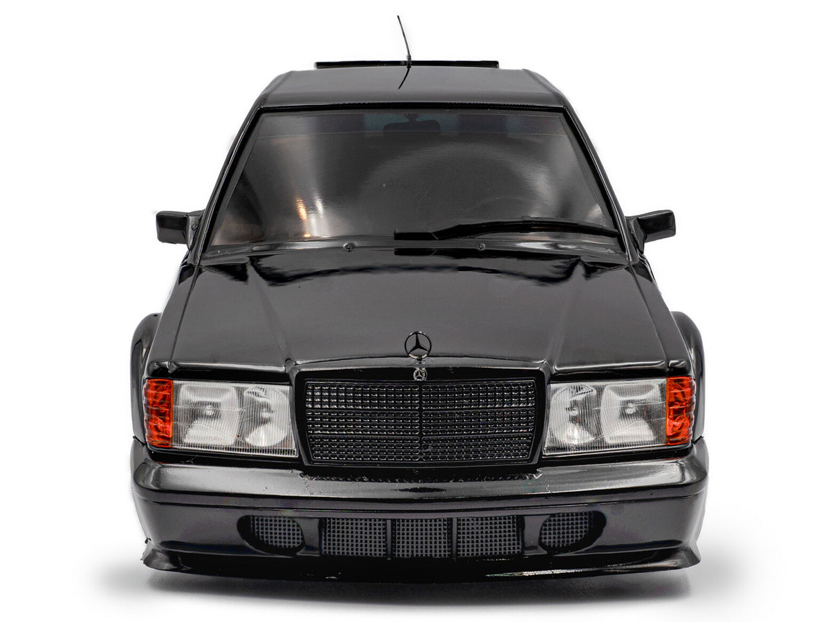 Mercedes Benz 190 Evolution II (W201) "Solido Works" Black 1/18 Diecast Model Car