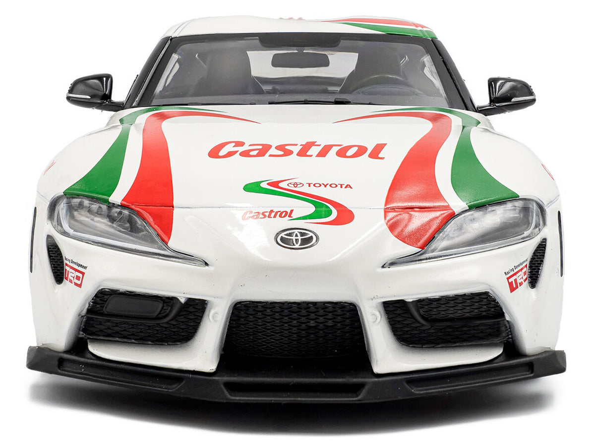 2024 Toyota GR Supra #36 "Toyota Racing Tribute" White with Green and Red Graphics 1/18 Diecast Model Car