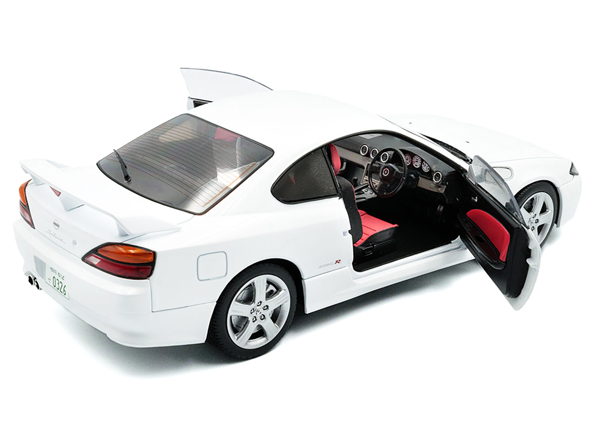 1999 Nissan Silvia (S15) Spec-R Aero RHD (Right Hand Drive) Aspen White 1/18 Diecast Model Car