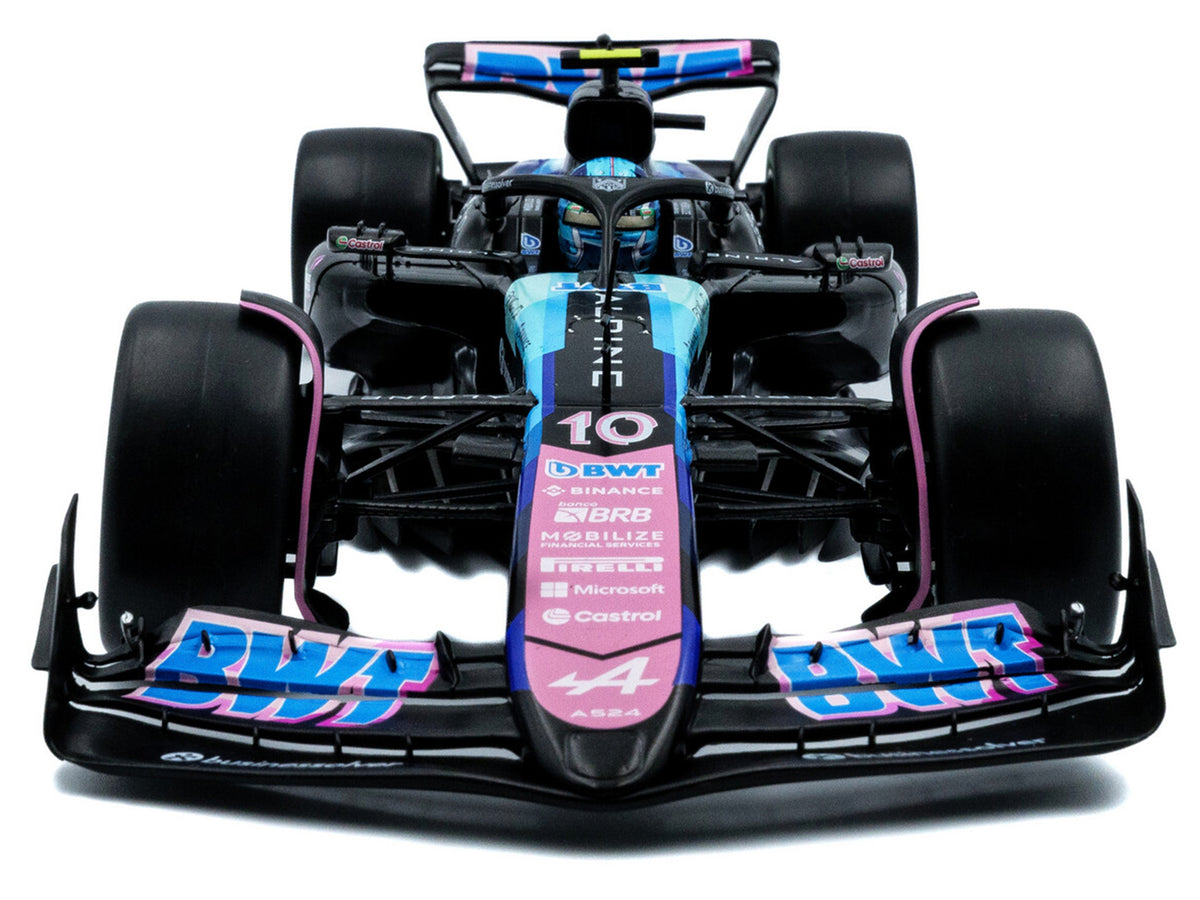 Alpine A524 #10 Pierre Gasly "BWT" 3rd Place Formula One F1 "Sao Paulo GP" (2024) "Competition" Series 1/18 Diecast Model Car