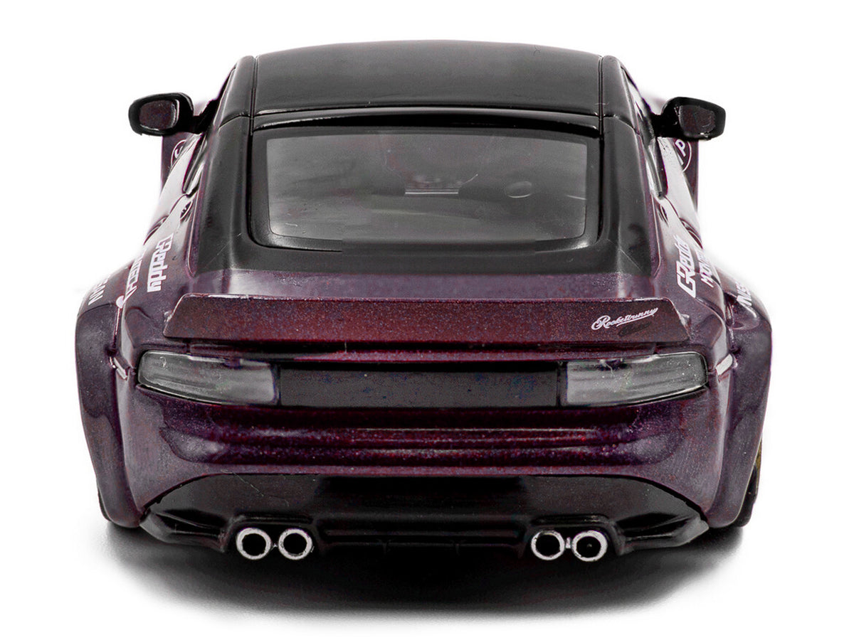 2022 Nissan Pandem Fairlady Z RHD (Right Hand Drive) Purple Metallic with Black Top 1/43 Diecast Model Car
