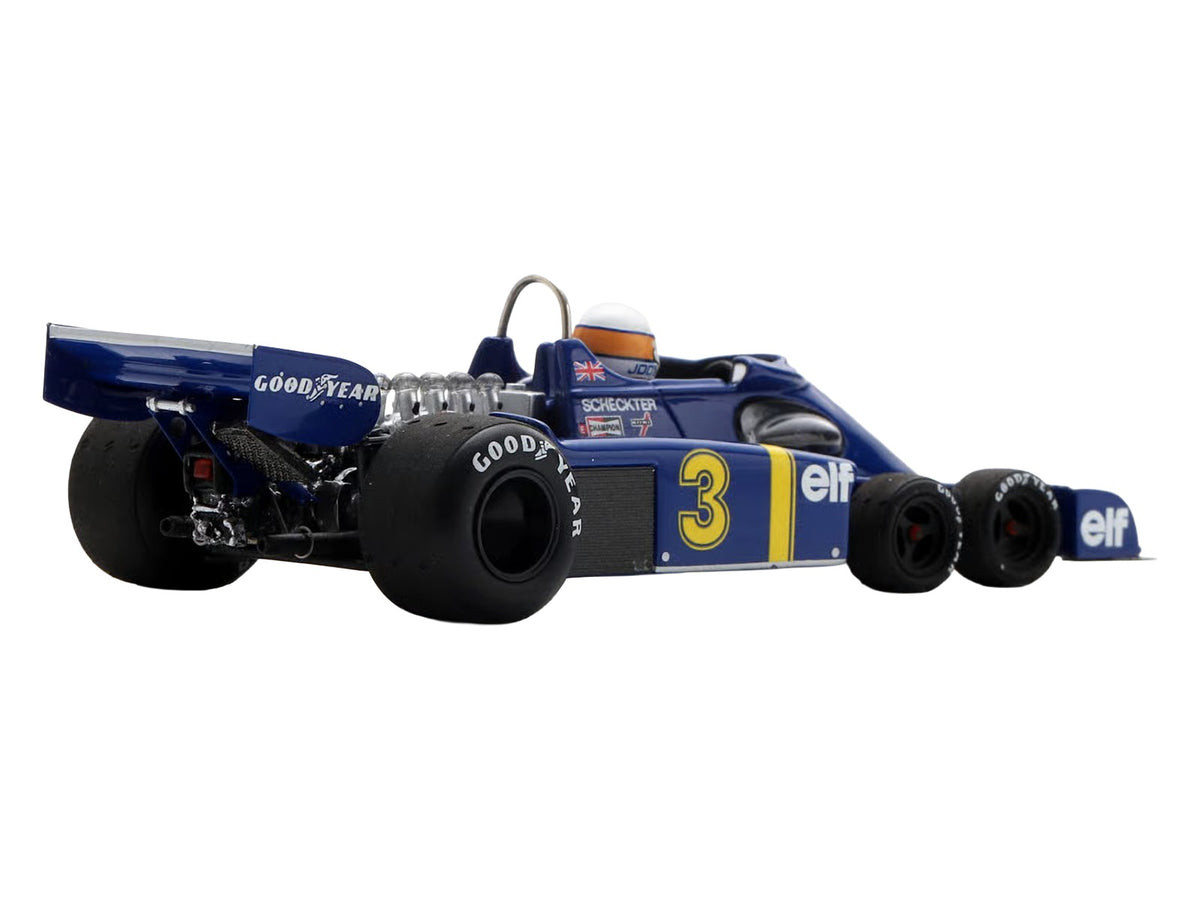 Tyrrell P34 #3 Jody Scheckter Formula One F1 "Dutch GP" (1976) with Driver 1/43 Model Car
