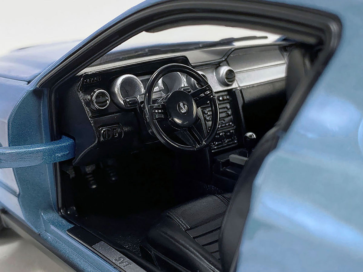 2007 Ford Shelby GT500 Windveil Blue Metallic "Shelby Collectibles" Series 1/18 Diecast Model Car