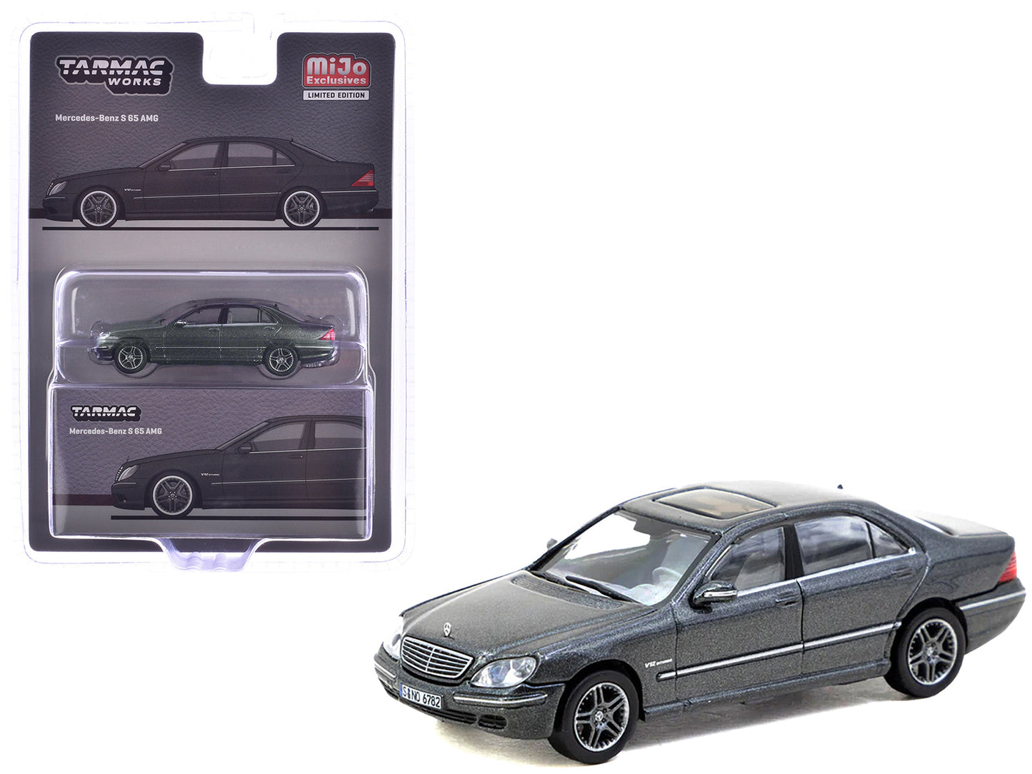 Mercedes-Benz S 65 AMG Tectite Gray Metallic "Global64" Series 1/64 Diecast Model