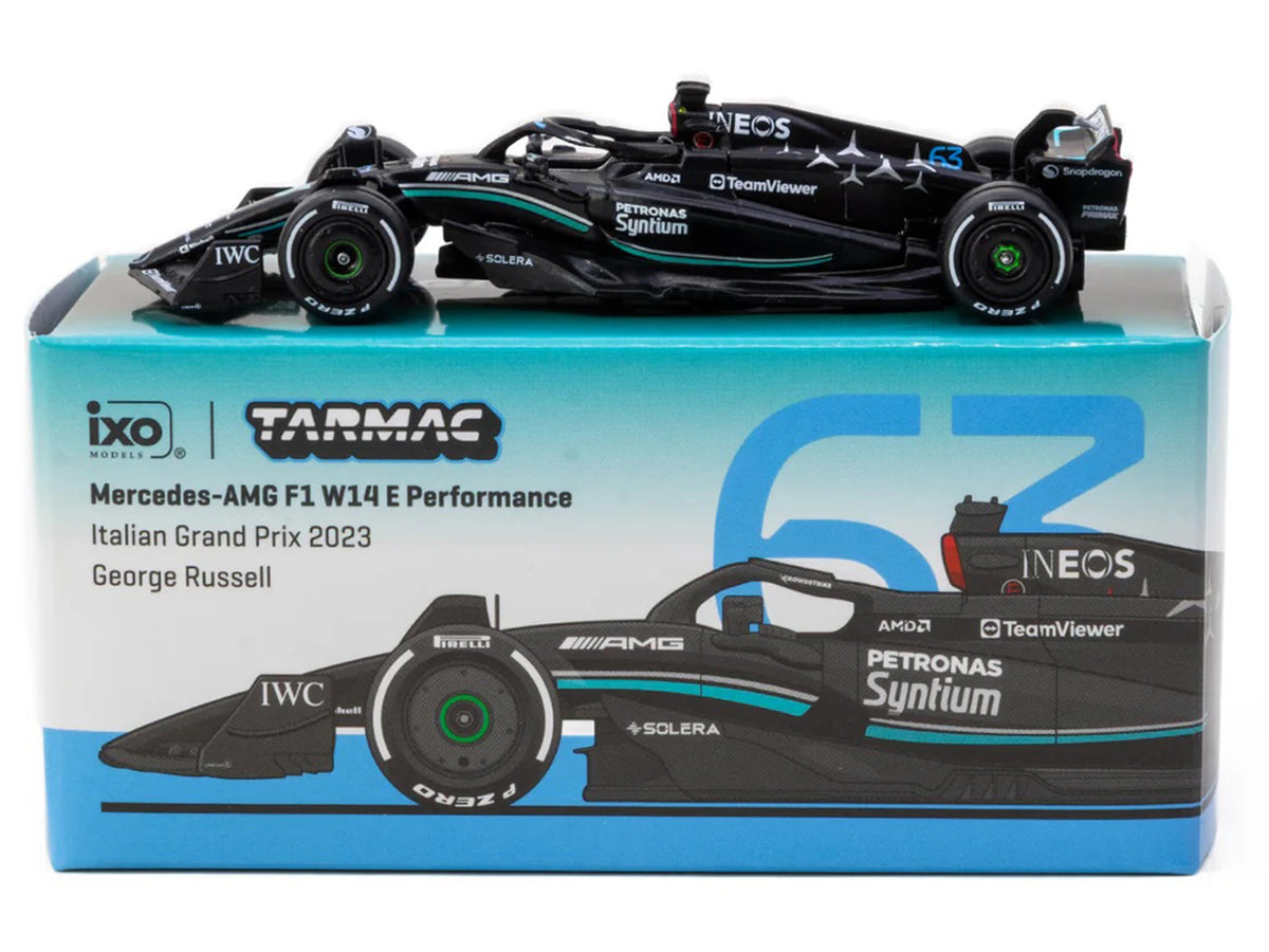 Mercedes-AMG F1 W14 E Performance #63 George Russell Formula One F1 "Italian GP" (2023) "Global64" Series 1/64 Diecast Model Car