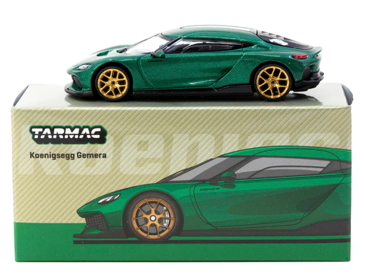 Koenigsegg Gemera Green Metallic "Global64" Series 1/64 Diecast Model