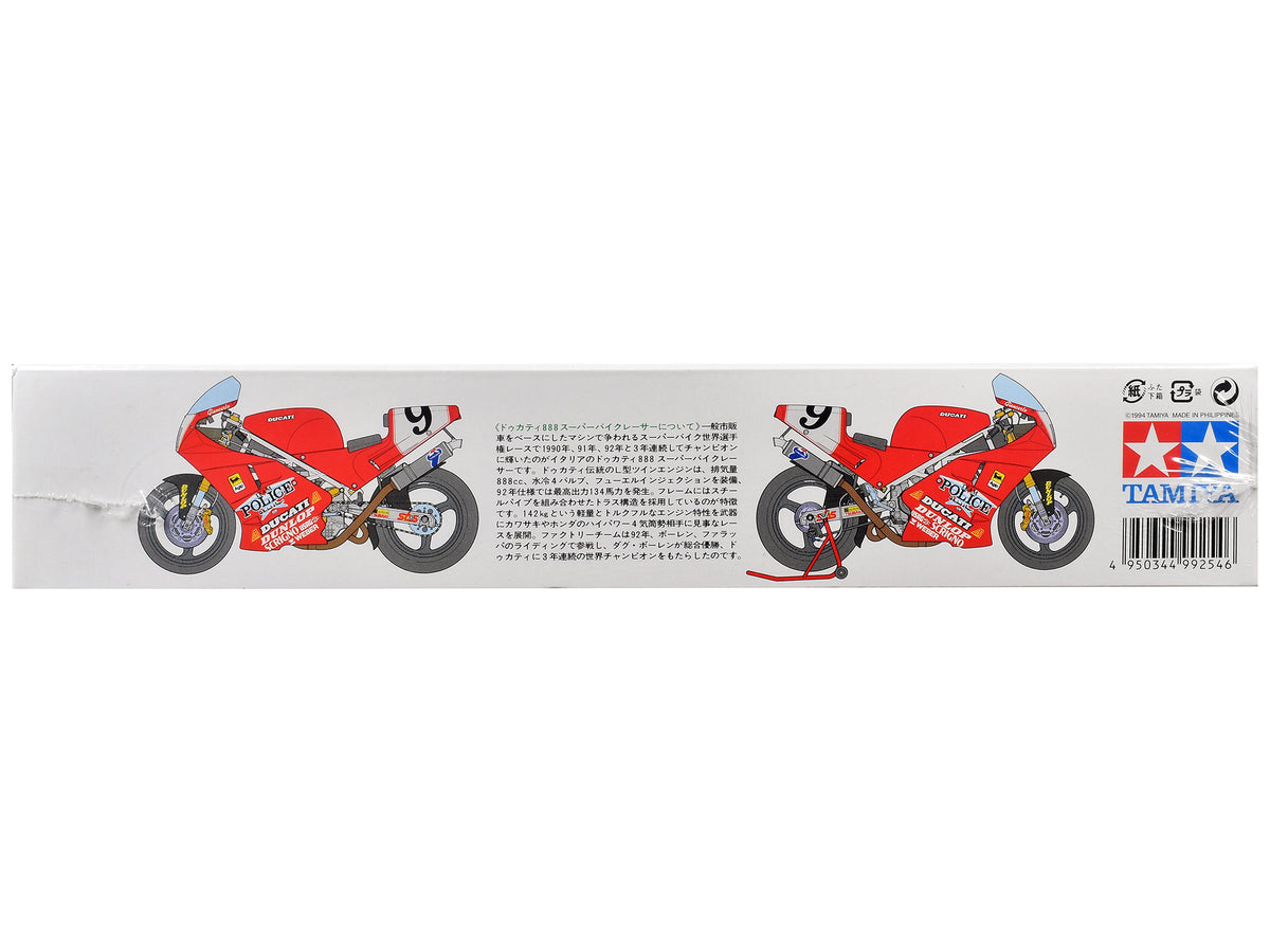Model Kit Ducati 888 Superbike Racer Motorcycle 1/12 Scale Model