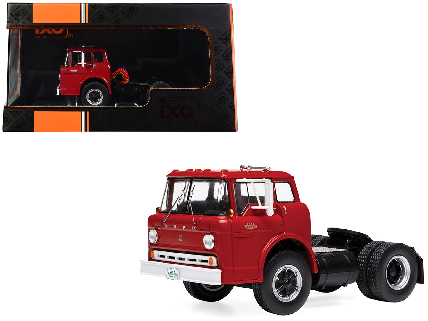 1967 Ford C-600 Truck Tractor Red 1/43 Diecast Model