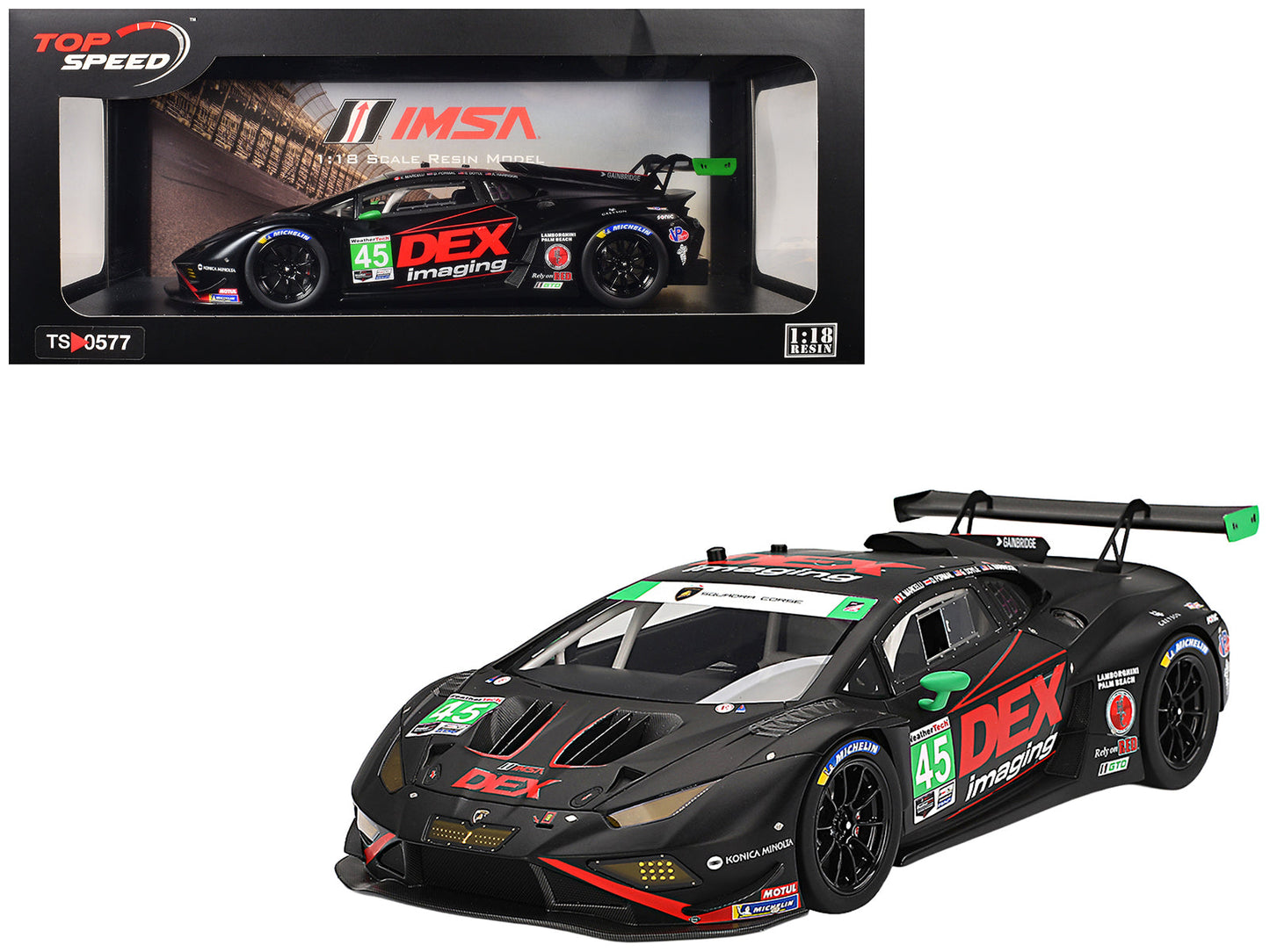 Lamborghini Huracan GT3 EVO2 #45 Graham Doyle - Danny Formal - Ashton Harrison - Kyle Marcelli "Wayne Taylor Racing with Andretti" "24 Hours of Daytona" (2024) 1/18 Model Car