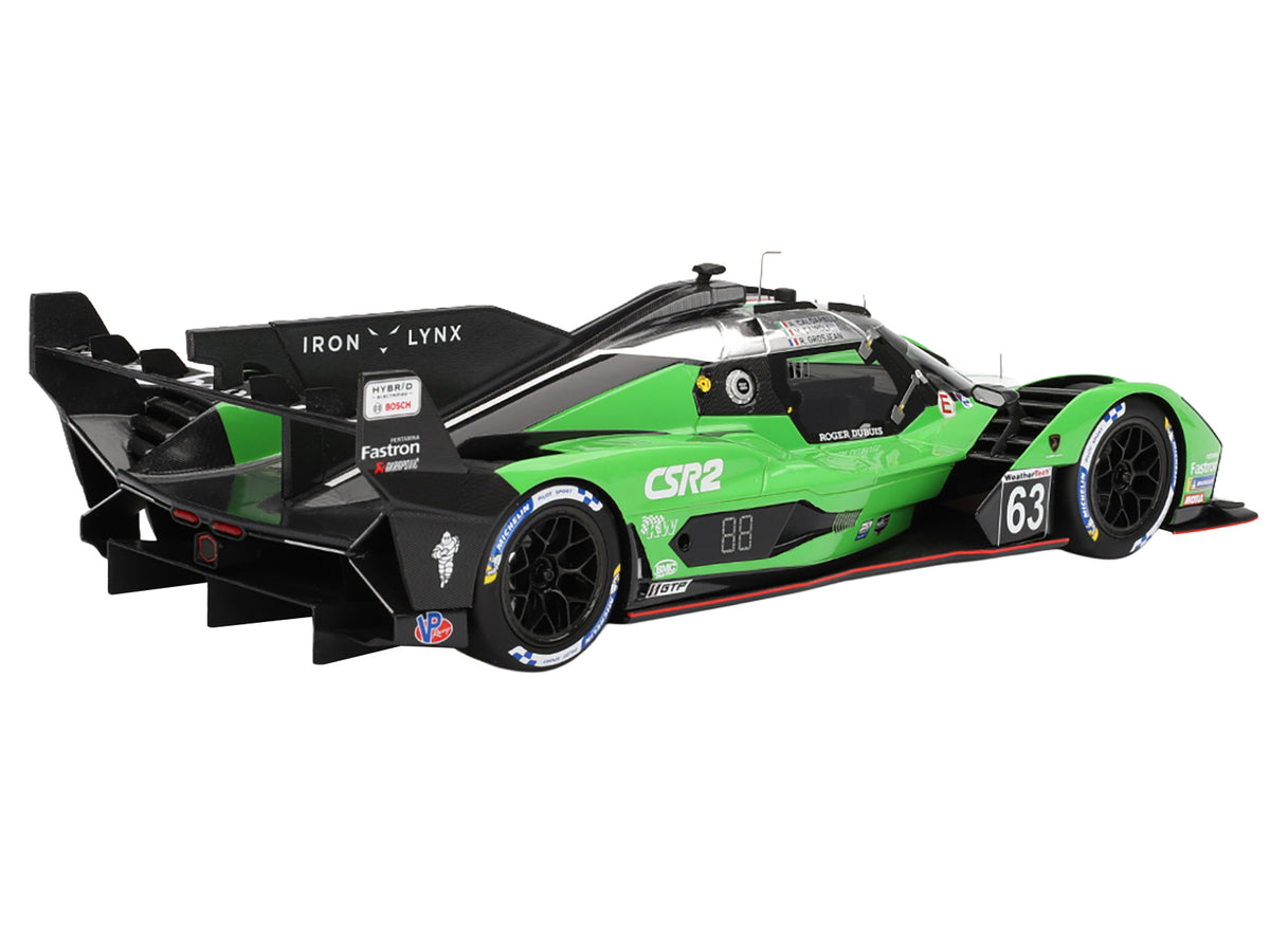 Lamborghini SC63 #63 Matteo Cairoli - Andrea Caldarelli - Romain Grosjean "Iron Lynx" IMSA "12 Hours of Sebring" (2024) 1/18 Model Car