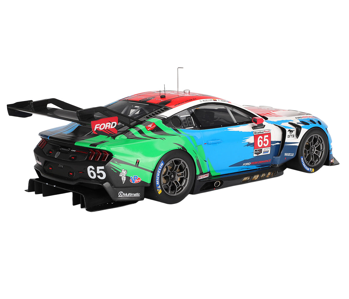 Ford Mustang GT3 #65 Joey Hand - Dirk Muller "Ford Multimatic Motorsports" "Motul Course de Monterey - Laguna Seca" (2024) 1/18 Model Car
