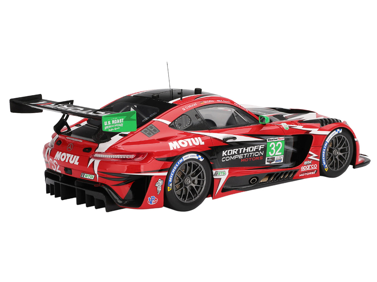 Mercedes-AMG GT3 EVO #32 Maximilian Gotz - Kenton Koch - Seth Lucas - Daniel Morad "Korthoff Competition Motors" IMSA "24 Hours of Daytona" (2025) 1/18 Model Car
