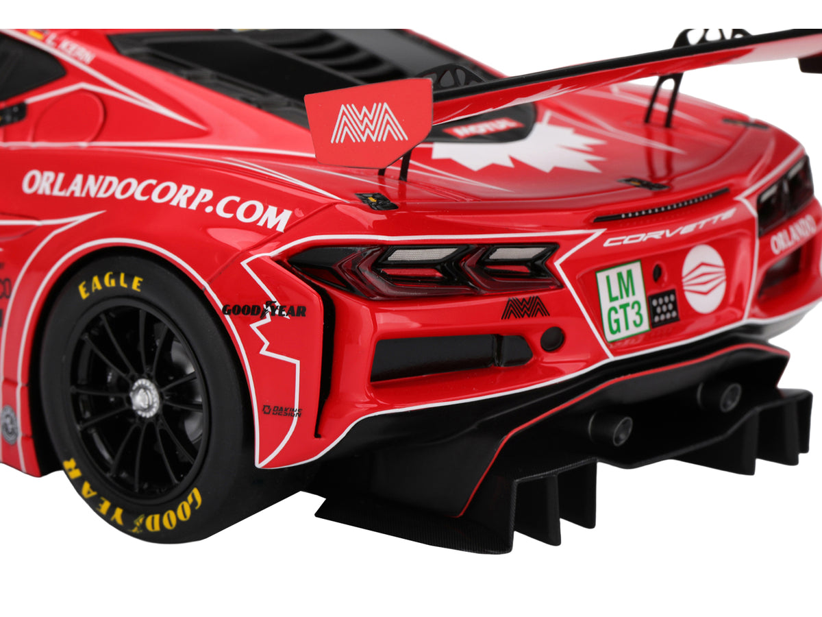 Chevrolet Corvette Z06 GT3.R #13 Matt Bell - Orey Fidani - Lars Kern "AWA Racing" "24 Hours of Le Mans" (2025) 1/18 Model Car