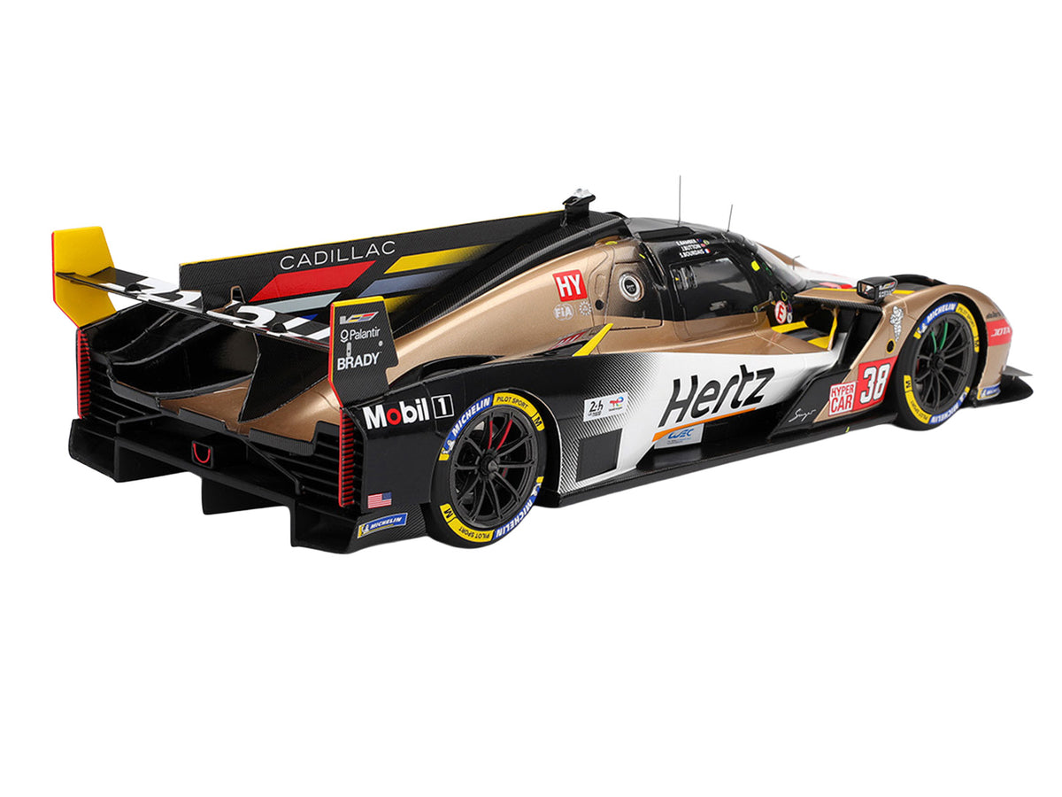 Cadillac V-Series.R #38 Earl Bamber - Sebastien Bourdais - Jenson Button "Cadillac Hertz Team Jota" FIA WEC "24 Hours of Le Mans" (2025) 1/18 Model Car