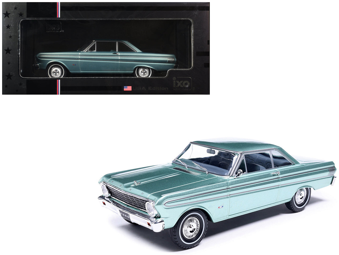 1964 Ford Falcon Dynasty Green Metallic 1/24 Diecast Model
