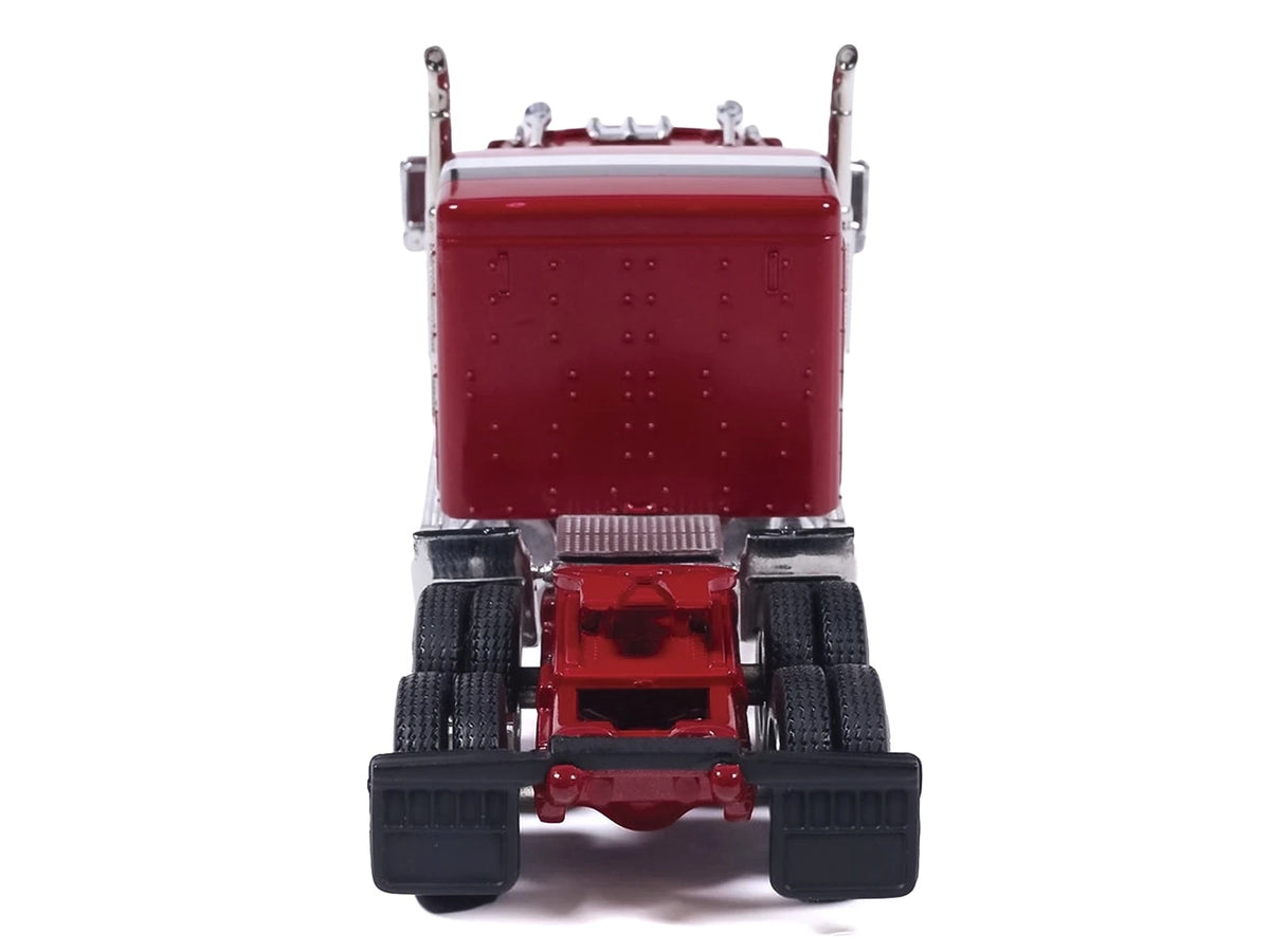 1978 Ford LTL-9000 Truck Tractor Red Metallic with Stripes 1/64 Diecast Model Car
