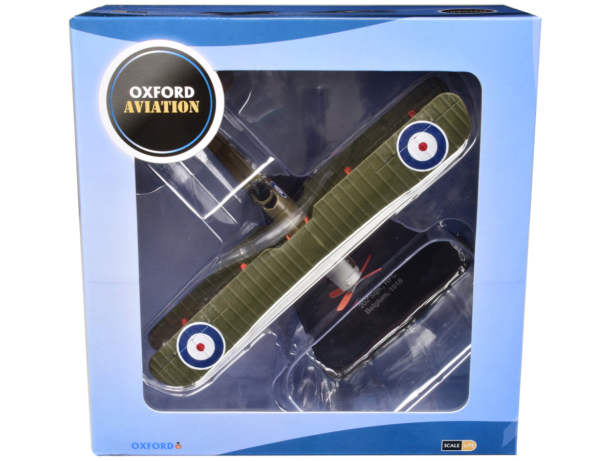 Airco DH4 Bomber Plane "202 Squadron RFC" (1918) "Oxford Aviation" Series 1/72 Diecast Model Airplane