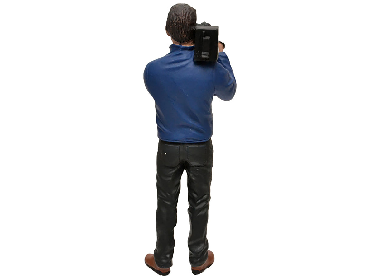 Camera Man Figurine I "Camera Crew" for 1/18 Scale Models