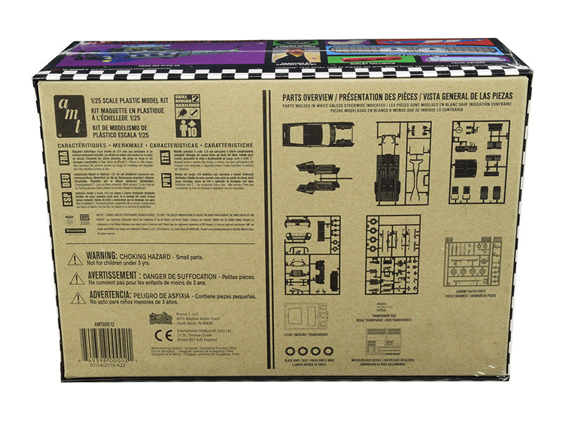 Skill 2 Model Kit 1967 Ford Mustang Shelby GT350 White 1/25 Scale Model