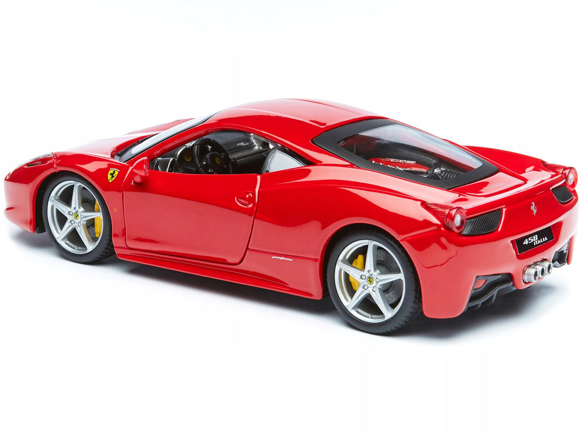 Ferrari 458 Italia Red 1/24 Diecast Model Car