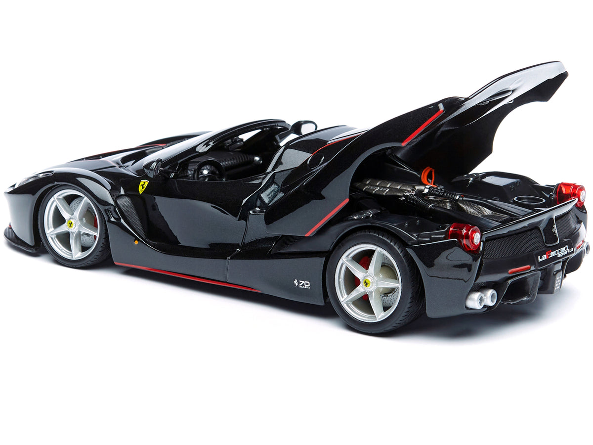 Ferrari LaFerrari F70 Aperta Black 1/24 Diecast Model Car