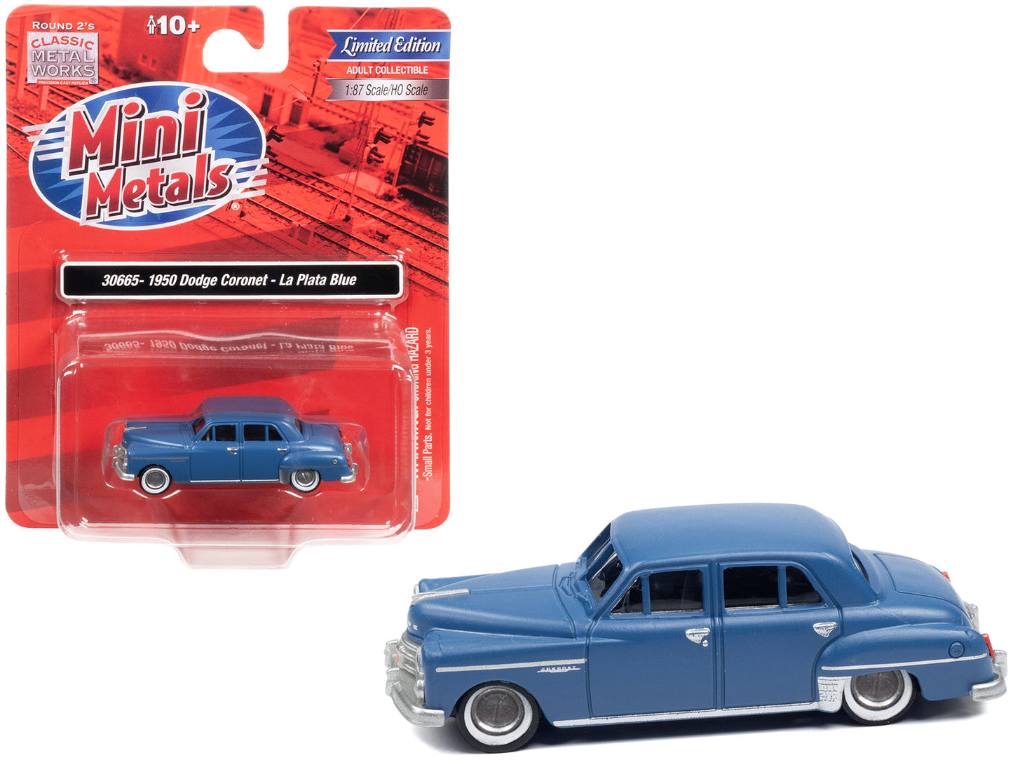1950 Dodge Coronet La Plata Blue 1/87 (HO) Scale Model Car