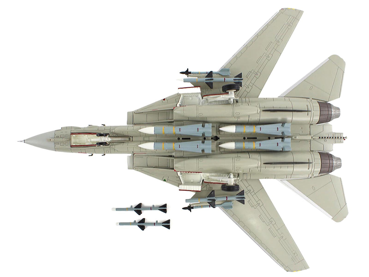 Grumman F-14A Tomcat Fighter Aircraft "Bandit Rogue Nation" United States Navy "Air Power Series" 1/72 Diecast Model