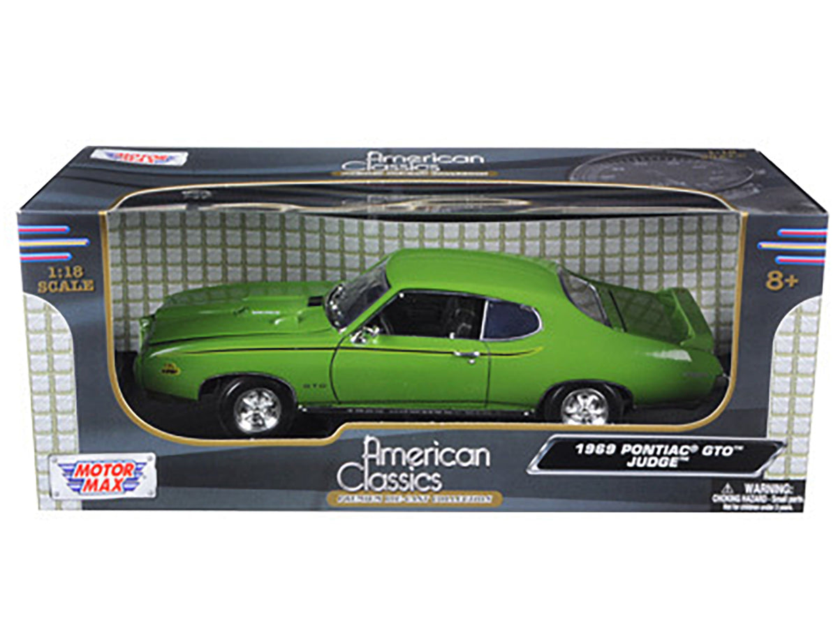 1969 Pontiac GTO Judge Green 1/18 Diecast Car Model