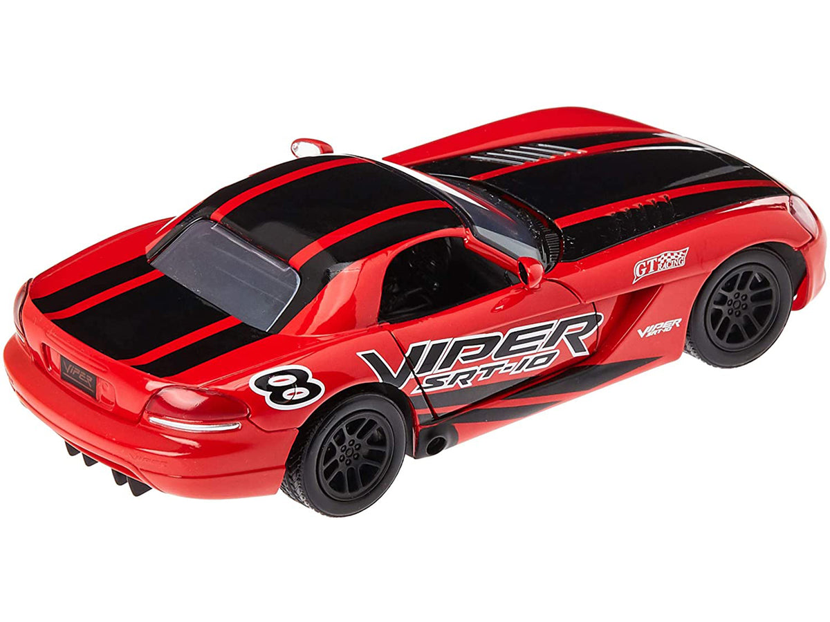 2003 Dodge Viper SRT-10 #8 Red with Black Stripes "GT Racing" Series 1/24 Diecast Model Car
