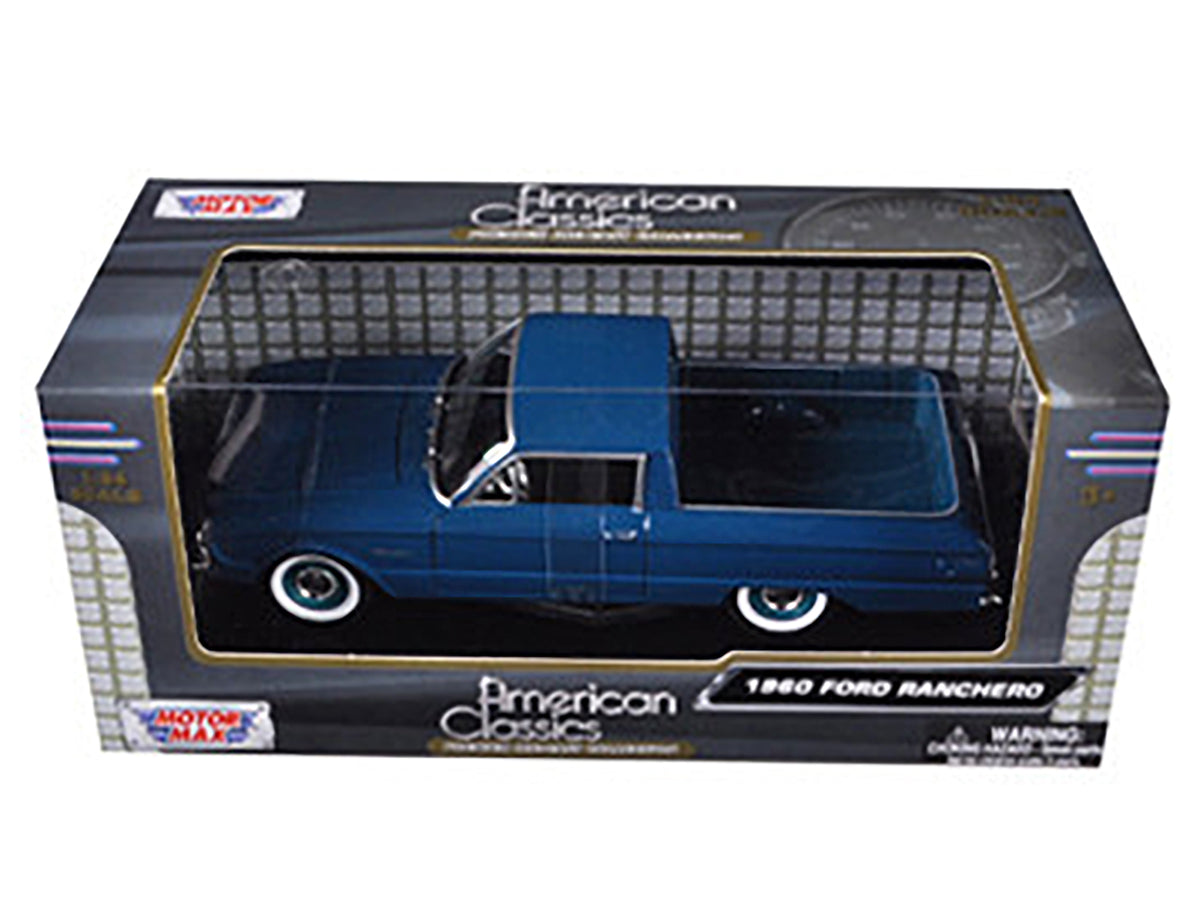 1960 Ford Falcon Ranchero Pickup Blue 1/24 Diecast Model Car