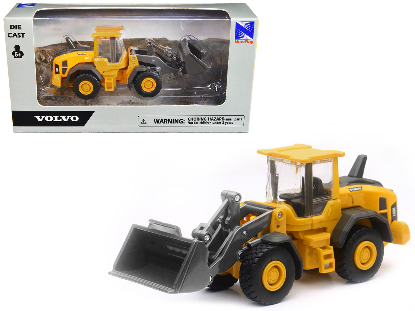 Volvo L60H Wheel Loader Yellow Diecast Model