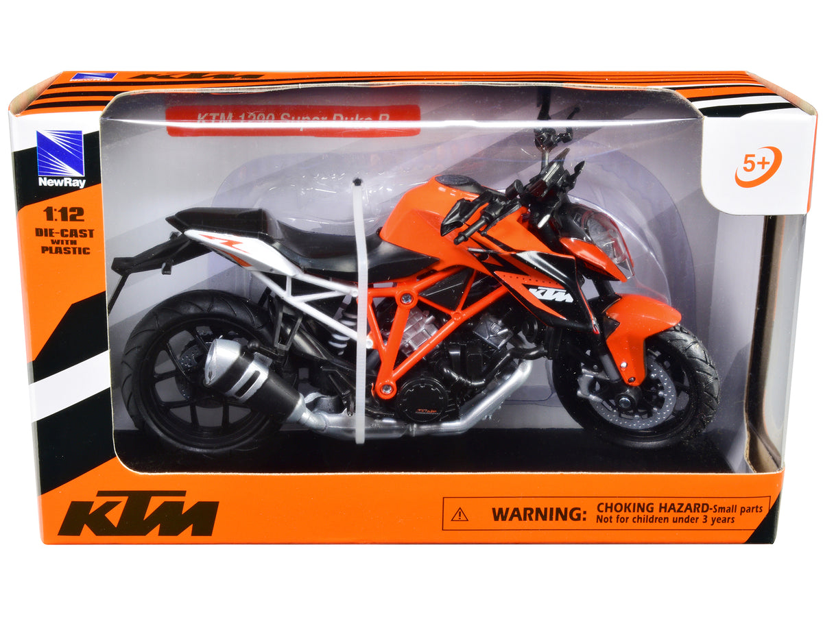 KTM 1290 Super Duke R Motorcycle Orange 1/12 Diecast Model
