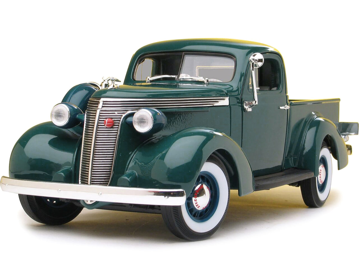 1937 Studebaker Express Pickup Truck Green 1/18 Diecast Model Car