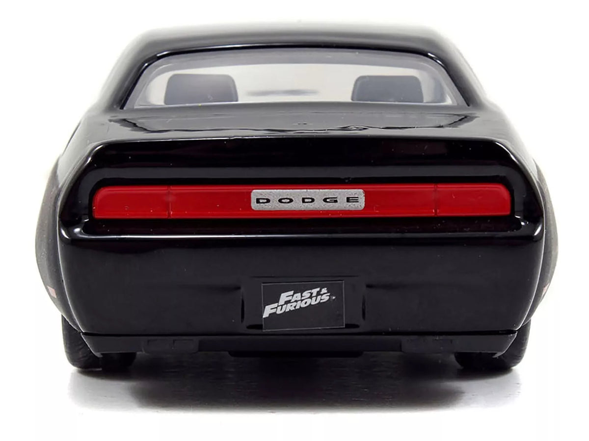 Dom's Dodge Challenger SRT8 Black "Fast & Furious" Movie 1/32 Diecast Model Car