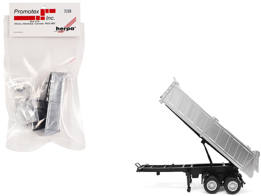 26ft Gravel Trailer Silver 1/87 (HO) Plastic Model
