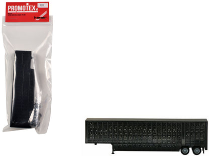 Livestock Trailer Black 1/87 (HO) Plastic Model