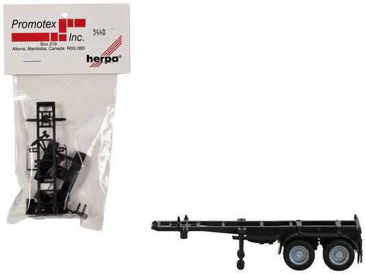20ft Container Chassis 1/87 (HO) Plastic Model