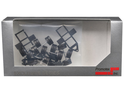 Lowboy Tri-Axle Booster with Integrated Rear Axle and Fenders (2 Sets) 1/87 (HO) Plastic Model