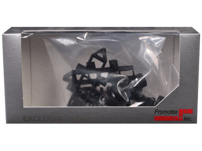 Lowboy Tri-Axle Booster with Integrated Rear Axle (2 Sets) 1/87 (HO) Plastic Model